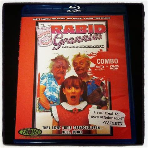 Wesley Ha On Instagram “my Blu Raydvd Combo Of Rabid Grannies Is Here Yay” Dvd Blu Ray