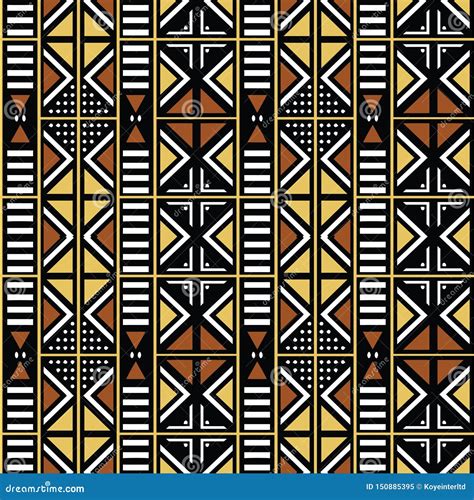 Tissu Africain Dimpression éléments Géométriques Bologan Ethniques De