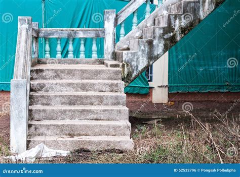 Old Concrete Staircase Stock Photo Image Of Outdoor 52532796