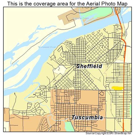 Aerial Photography Map Of Sheffield Al Alabama