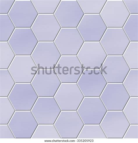 Seamless Colored Hexagon Tile Texture Stock Illustration 335205923