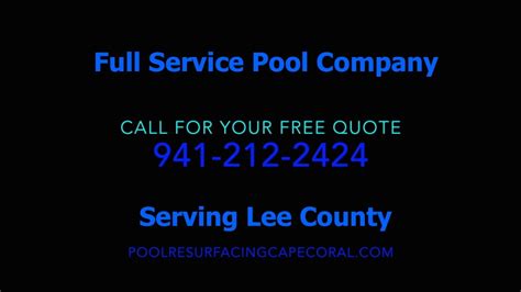 Stamped concrete is a popular decking material for pool surrounds. Pool Resurfacing Cape Coral - YouTube
