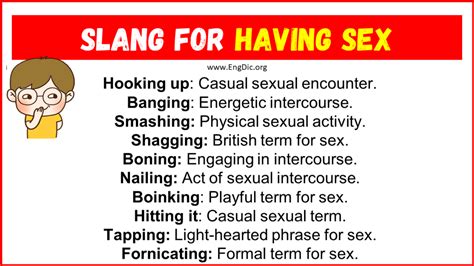 20 Slang For Having Sex Their Uses And Meanings Engdic