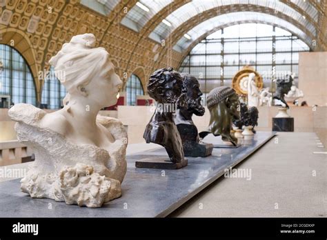 PARIS FRANCE AUGUST 1 2017 Sculptures At The Musee D Orsay In Paris