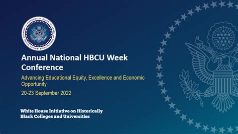 National HBCU Week White House Initiative On Advancing Educational Equity Excellence