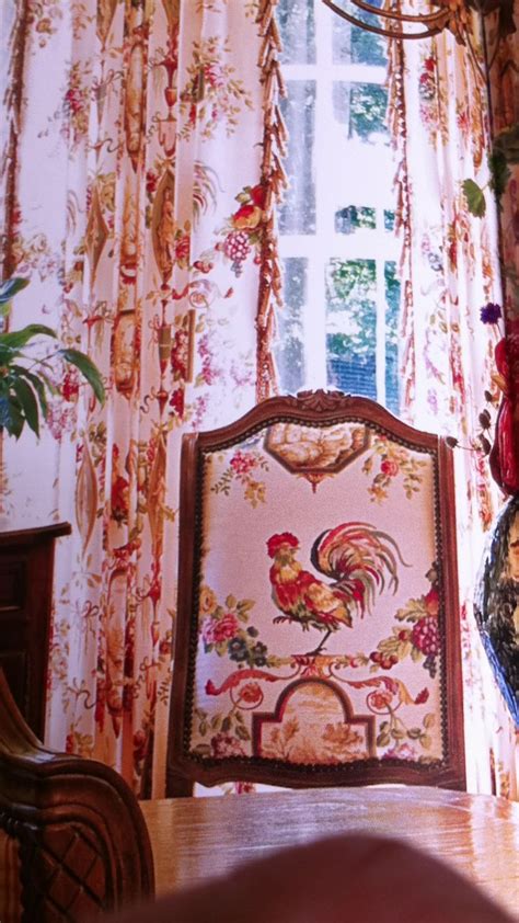Le Grande Chanticleer Fabric By Schumacher Country Interior French