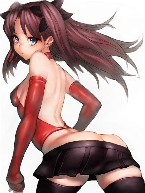 Tohsaka Rin Fate And More Drawn By Fumio Rsqkr Danbooru