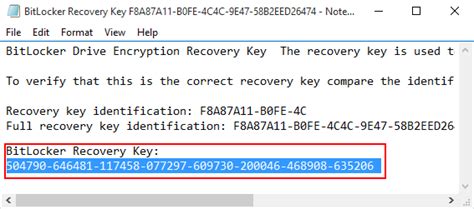 4 Ways To Find Bitlocker Recovery Key In Windows 10