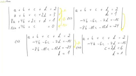 125 025 просмотров 125 тыс. 03 Lösen eines LGS mit vier Gleichungen und vier ...