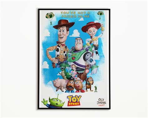 Toy Story Poster Toy Story Movie Poster Epic Movie Poster Etsy