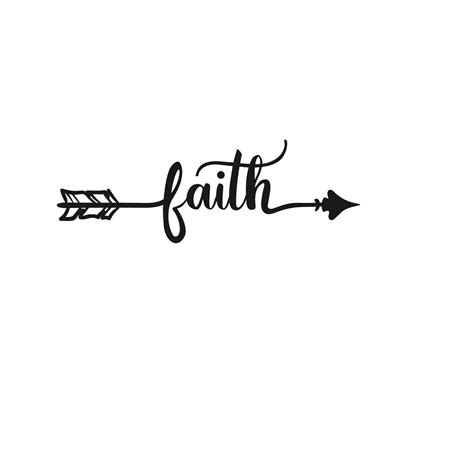 Faith Arrow Religious Free Svg File Svg Heart