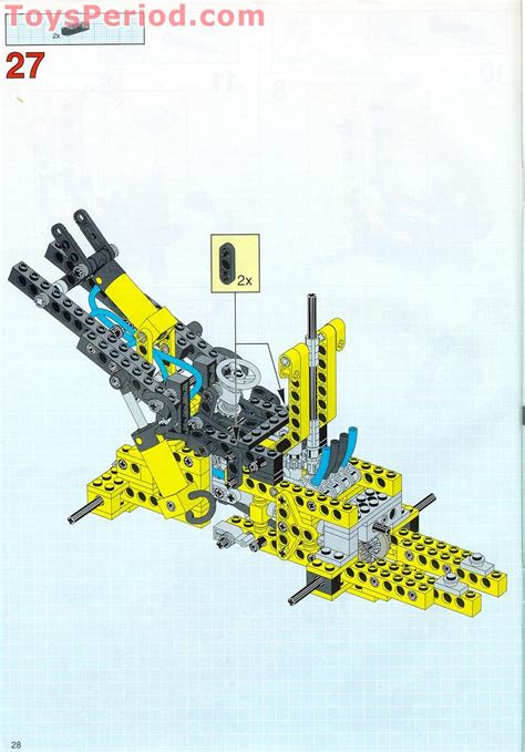 Lego 8459 Pneumatic Front End Loader Set Parts Inventory And