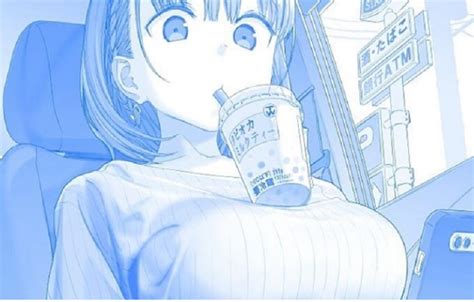 Anime Girls Drinking Bubble Tea Animoe