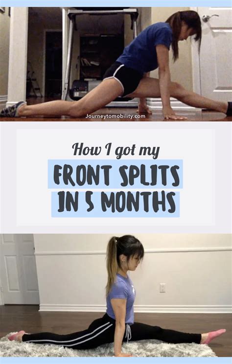 Splits Progress In 5 Months Splits In A Day How To Do Splits Splits