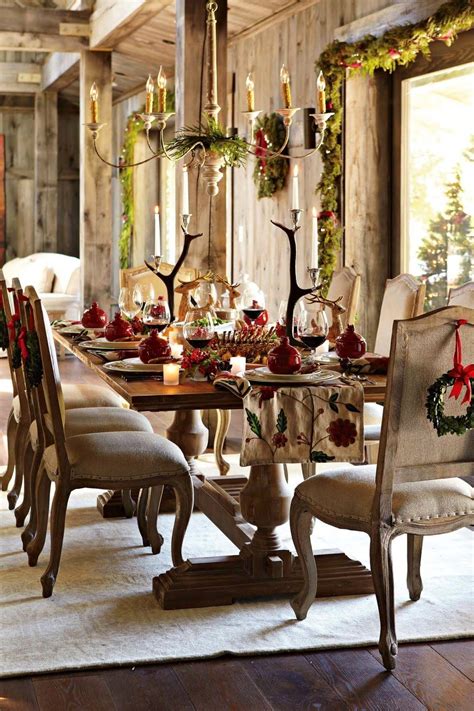Rustic Holiday Table Christmas Tablescapes Christmas Table