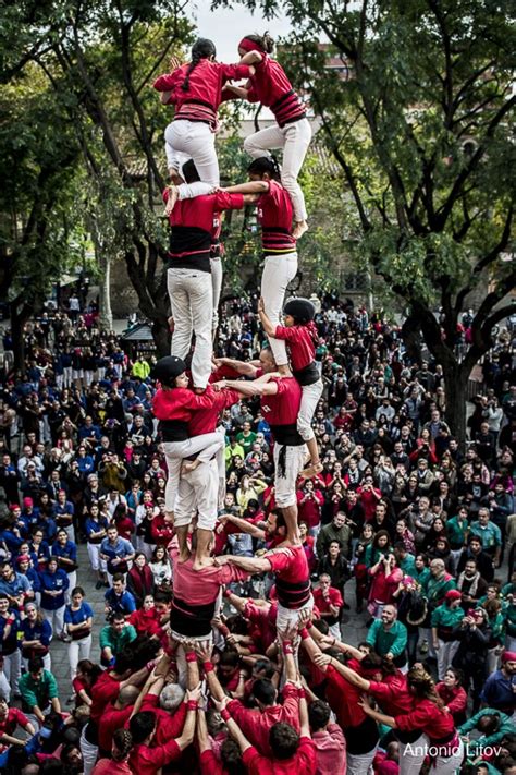 Fotoreportaje Castellers De Barcelona