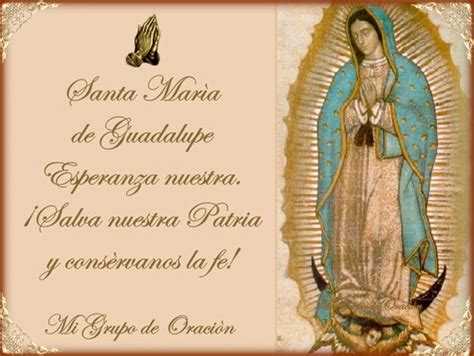 Imágenes De La Virgen De Guadalupe Con Oraciones Descargar Imágenes