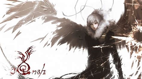 White Hair Anime Angel Boy Wallpaper Anime Wings Succubus Demons Tail