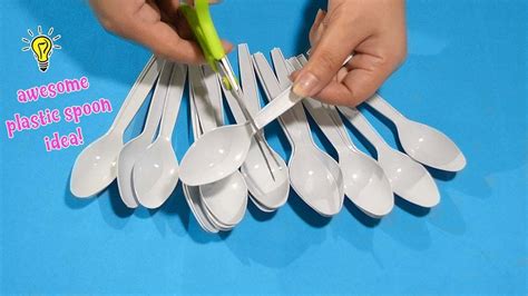 Quick And Easy Plastic Spoon Craft Ideahow To Recycle Disposable Spoon