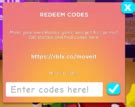After you've entered a code and redeemed, check your inventory, you can find your new item in the category it belongs. Build It, Play It: The Island of Move | Roblox Wikia | Fandom