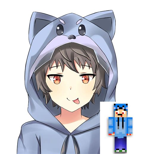 I Will Draw Your Roblox Minecraft Or Any Avatar Into Anime Art Ad