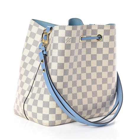 Louis Vuitton Damier Azur Neonoe Mm Blueet 518546