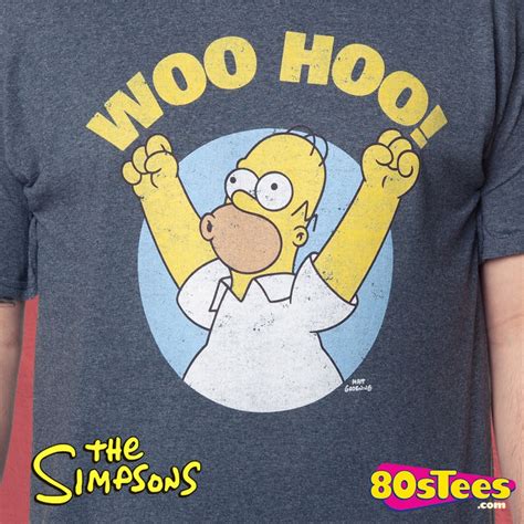 Homer Simpson Woo Hoo T Shirt The Simpsons Mens T Shirt