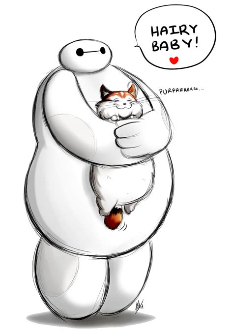 Baymax And Mochi Big Hero 6 Fan Art 37788920 Fanpop