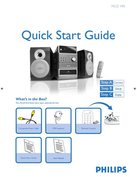 Philips Mcd19055 Quick Start Manual Pdf Download Manualslib