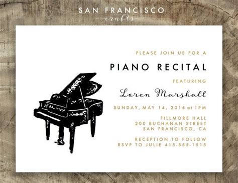 Pin on piano recital