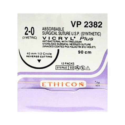 Buy Johnson And Johnson Ethicon Vicryl Plus Absorbable Surgical Suture 2