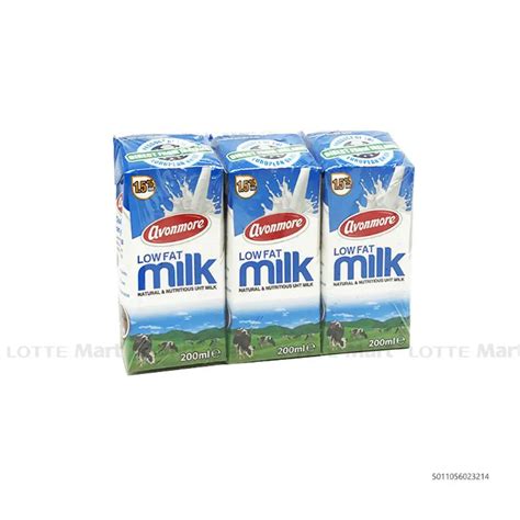 Sữa Tươi Tiệt Trùng Avonmore Low Fat 200ml 3 Hộp