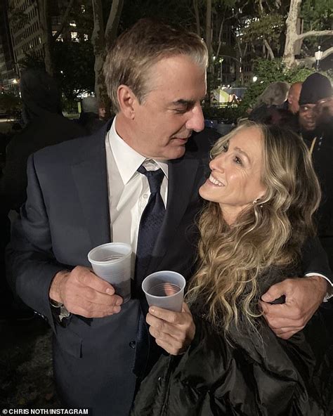 Sex And The Citys Chris Noth Celebrates Sarah Jessica Parker As They Wrap And