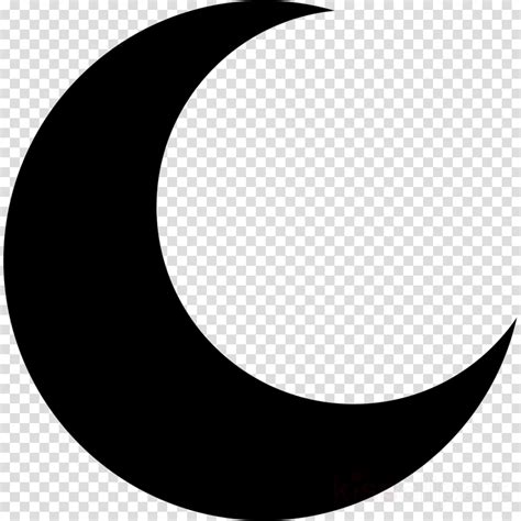 Waxing Crescent Moon Clipart Free Download Transparen