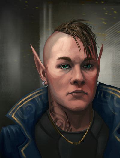 Shadowrun Elf Male On Pinterest Shadowrun Elves And Cyberpunk