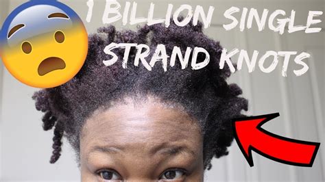 Helpmy Biggest Natural Hair Problemi Fixed Single Strand Knotsfairy