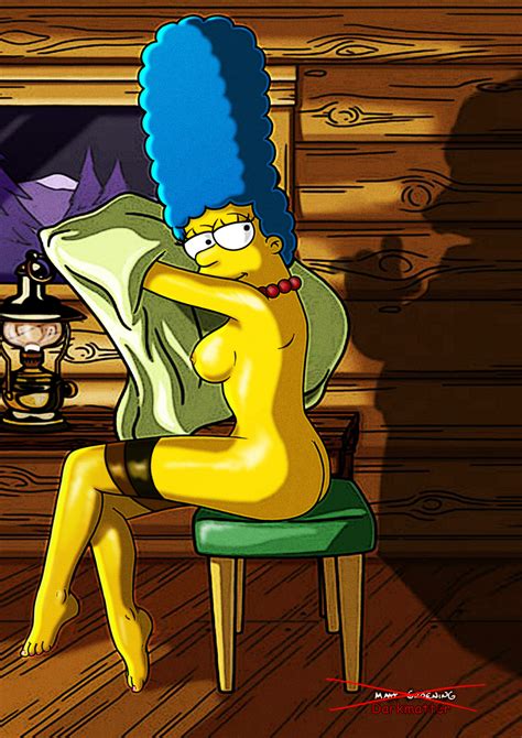Rule 34 Ass Breasts Clothes Color Darkmatter Female Female Only Human Indoors Marge Simpson