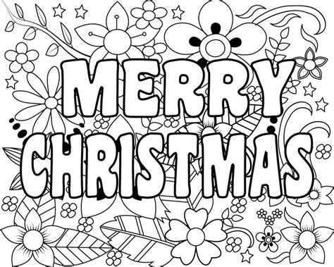 Coloring Pages Amazing Christmas Coloring Pages Merry For Kids