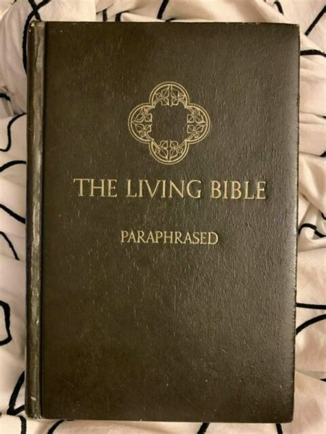 The Living Bible By Kenneth N Taylor 1971 Hardcover Ebay