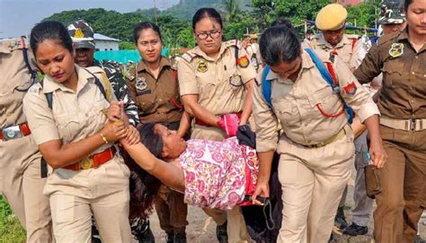 Women Stage Semi Nude Protest In Guwahati Know Why Odishabytes