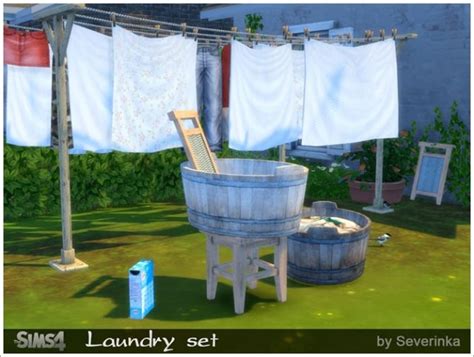 Laundry Set At Sims By Severinka Via Sims 4 Updates Sims 4 Sims 4