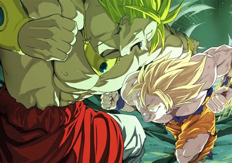 «dragon ball super, the movie begins». Goku vs. Broly | Dragon ball super manga, Dragon ball art ...
