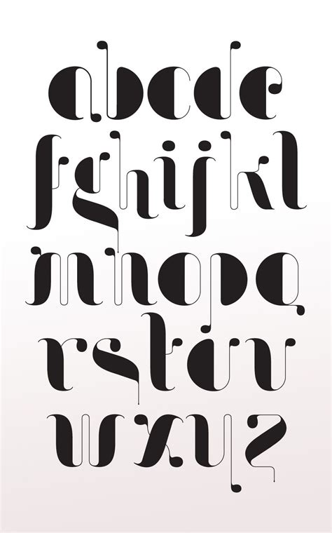 Typography Alphabet Design Mrschimomot