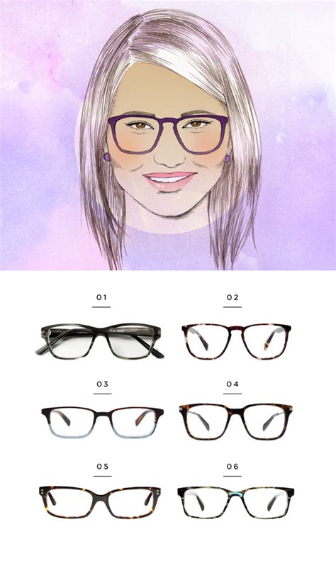 The Most Flattering Glasses For Your Face Shape Verily Frames For Round Faces Glasses For