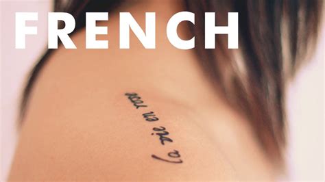 Inspiring Babe French Tattoos French Tattoo Tattoo Quotes French Word Tattoos
