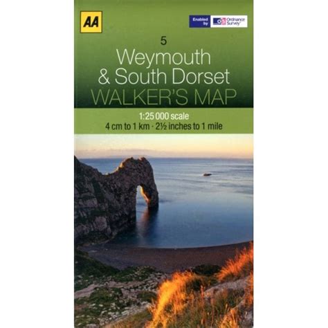 Purbeck And South Dorset Aa Walkers Map Sheet 5