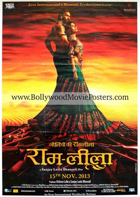 Ram Leela Movie Poster Buy Deepika Padukone Ranveer Singh Poster