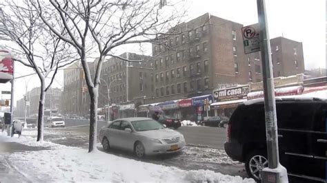 Winter Street Scenes Of The Bronx New York City Youtube