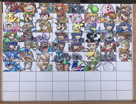 Super Smash Bros Ultimate Mario Drawing Smash Bros Bodemawasuma