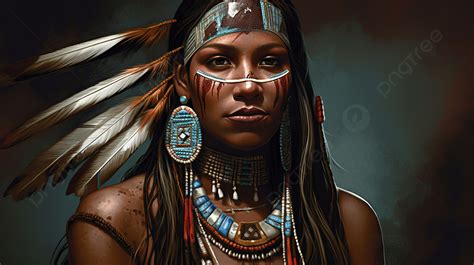 Native American Woman Hd Wallpaper Background Black Native American Pictures Background Image